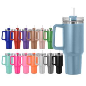 80-2167 Ποτήρι Θερμός Γίγας με Λαβή & Καλαμάκι 1200ml , Είδη Σπιτιού