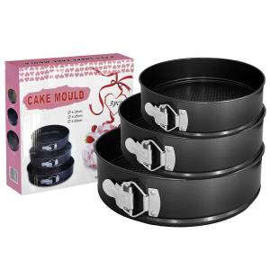 80-310 Φόρμες Ζαχαροπλαστικής Έλασμα σετ=3 τεμ ø=28/26/24cm , Είδη Σπιτιού