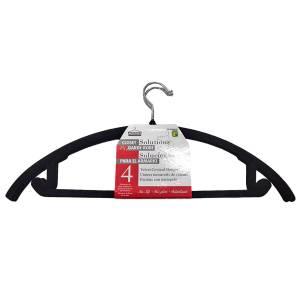 81-1041 Κρεμάστρα Βελουτέ Μαύρη 46x21cm , Είδη Σπιτιού