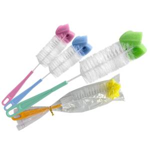 81-1082 Βουρτσάκι Καθαρισμού Μπουκαλιών με Σφουγγαράκι 30cm , Είδη Σπιτιού