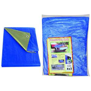 81-314 Μουσαμάς Αδιάβροχος με Κρίκους 4x3m 90g/m², 4x3m , Είδη Σπιτιού