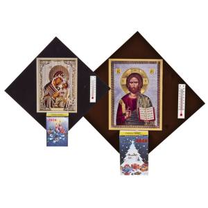 93-1129 Ημερολόγιο Εικόνα 14x14cm , Χριστουγεννιάτικα