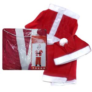 93-1519 Στολή Άγιος Βασίλης Παιδική No7-9 Ετών Υ:125cm , Χριστουγεννιάτικα