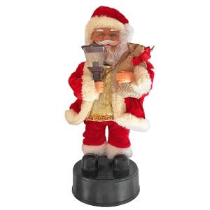 93-1585 Άγιος Μπαταρίας με Φανάρι 30cm , Χριστουγεννιάτικα