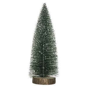 93-2327 Δέντρο Γραφείου Χιονισμένο Μεγάλο με Βάση Κορμού 26cm , Χριστουγεννιάτικα