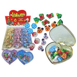 93-2687 Γομίτσες Xmas Μέσα σε Κουτί ~1,5cm , Χριστουγεννιάτικα