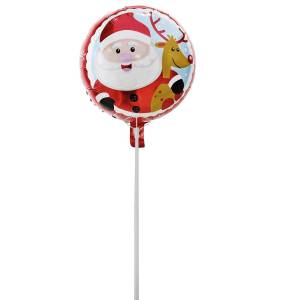 93-2733 Μπαλόνι Foil Άγιος Βασίλης Φιγούρα Μπαλόνι=45x45cm , Χριστουγεννιάτικα