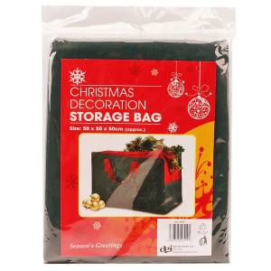 93-2868 Τσάντα Αποθήκευσης Χριστουγεννιάτικου Στολισμού 50x50x50cm , Χριστουγεννιάτικα