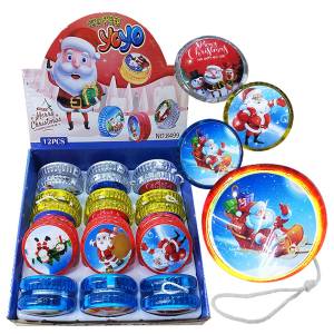 93-2957 Γιογιό με φως Άγιος Βασίλης ø5,5cm , Χριστουγεννιάτικα