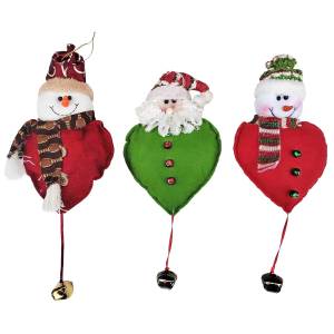 93-3403 Στολίδι Κρεμαστό Άγιος-Χιονάνθρωπος 33cm , Χριστουγεννιάτικα