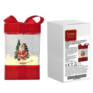 93-3467 Φανάρι Κουτί Δώρου με 4 Λειτουργίες 21x13x13cm , Χριστουγεννιάτικα
