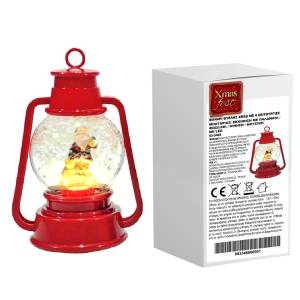 93-3468 Φανάρι Θυέλλης Xmas με 4 Λειτουργίες 22x14x11cm , Χριστουγεννιάτικα