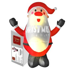 93-3509 Άγιος 1,8m Φουσκώνει-Ηλεκτρικός με Προτζέκτορα Ip44 , Χριστουγεννιάτικα