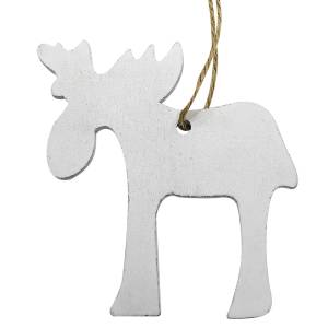 93-3723 Στολίδι Ξύλινο Τάρανδος 7cm , Χριστουγεννιάτικα