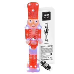 93-3832 Καρυοθραύστης Ακρυλικός με 40led Λευκό Ψυχρό Ip44 57x12x10cm , Χριστουγεννιάτικα