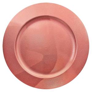 93-3855 Πιατέλα Πλαστική Κόκκινη ø35cm , Χριστουγεννιάτικα