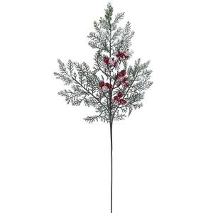 93-3882 Κλαδί Χιονισμένο με γκι 72cm , Χριστουγεννιάτικα