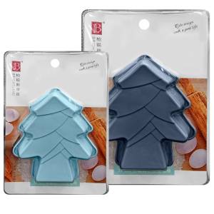 93-3972 Φόρμες Ζαχαροπλαστικής Δέντρα Σετ=3 τεμ 14x12cm , Χριστουγεννιάτικα