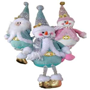 93-4032 Φιγούρα Χριστουγεννιάτικη σε παλ Αποχρώσεις 50x20cm , Χριστουγεννιάτικα