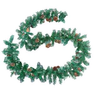 93-657 Γιρλάντα Κουκουνάρι Σκληρή ø:20cm Y:2,7m , Χριστουγεννιάτικα