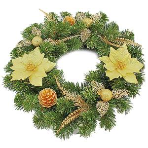 93-76 Στεφάνι 40cm ø40cm , Χριστουγεννιάτικα