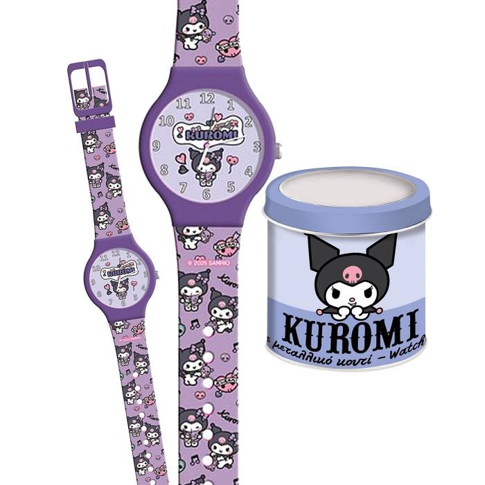 20-1418 Ρολόι Χειρός Kuromi  χονδρική, Δώρα χονδρική