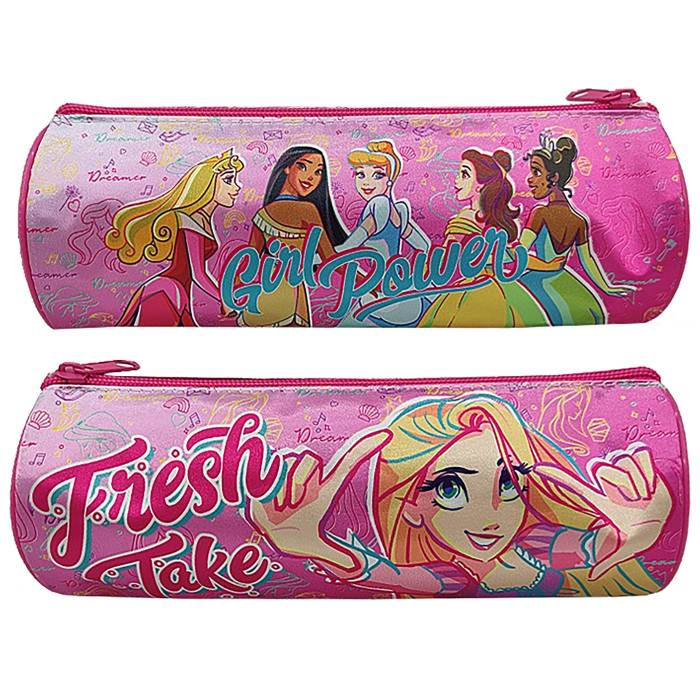 50-2477 Κασετίνα Βαρελάκι Princess 23x8cm χονδρική, Σχολικά χονδρική