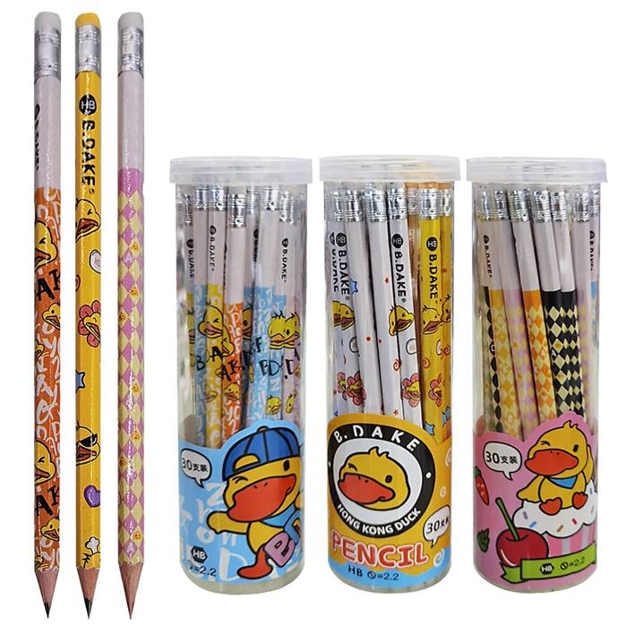 50-3381 Μολύβι με Γόμα Παπάκια σετ=30τεμ 20cm χονδρική, Σχολικά χονδρική