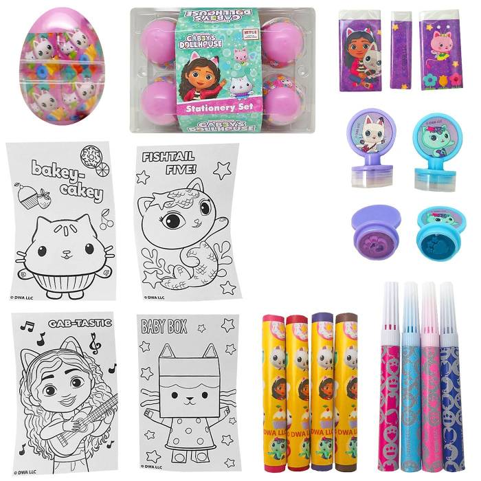 50-3395 Αυγό Έκπληξη Gabby's Dollhouse σετ=6 τεμ 12x8cm χονδρική, Παιχνίδια χονδρική