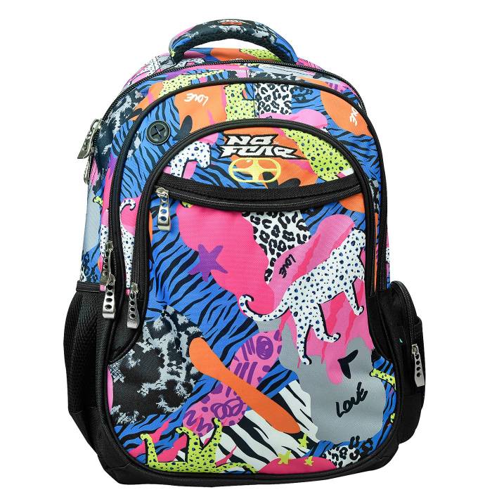 50-3485 Σακίδιο Οβαλ no Fear Bold Africa 48x30x28cm χονδρική, Σχολικά χονδρική