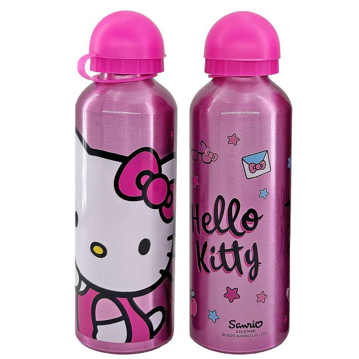 50-3543 Παγούρι Μεταλλικό Hello Kitty 500ml 21x6,5cm   500ml χονδρική, Σχολικά χονδρική