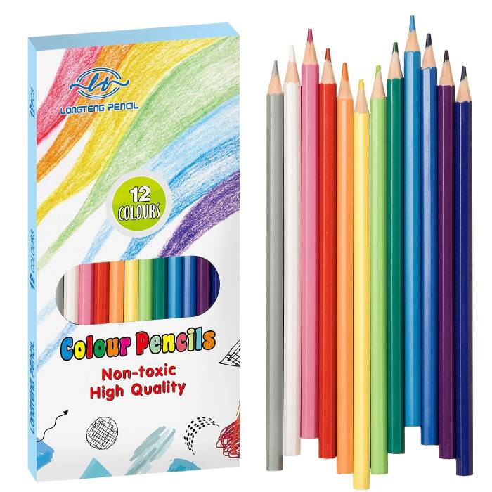 60-149 Ξυλομπογιές σετ=12 Χρώματα  χονδρική, Σχολικά χονδρική