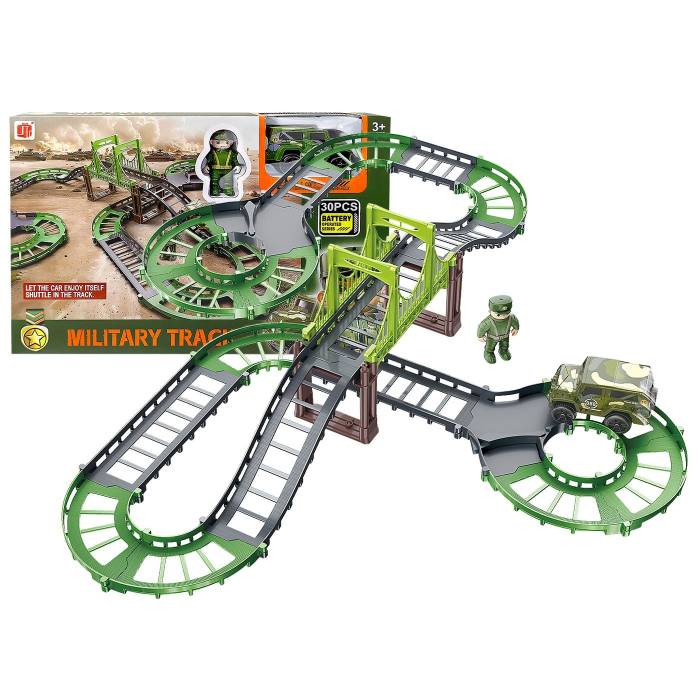 68-867 Αυτοκινητόδρομος Μεσαίος Στρατιωτικός με Γέφυρα Μπαταρίας 34x23x6cm χονδρική, Παιχνίδια χονδρική