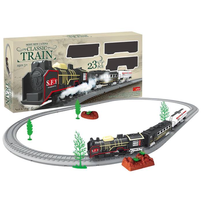 68-874 Τραίνο Κλασσικό 23 τεμ Μπαταρίας 49x22x5cm χονδρική, Παιχνίδια χονδρική