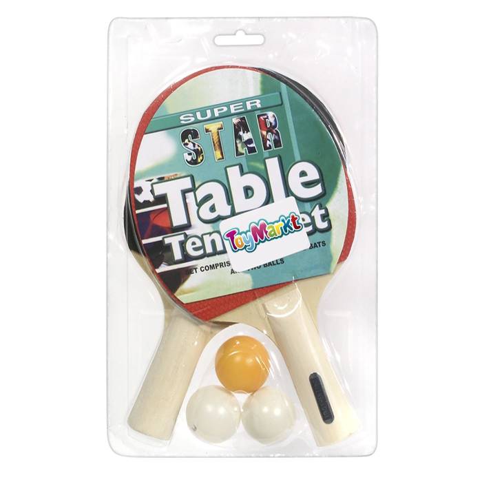 71-2221 Ρακέτες + 3 Μπαλάκια Πιγκ-Πογκ 17x25cm χονδρική, Παιχνίδια χονδρική