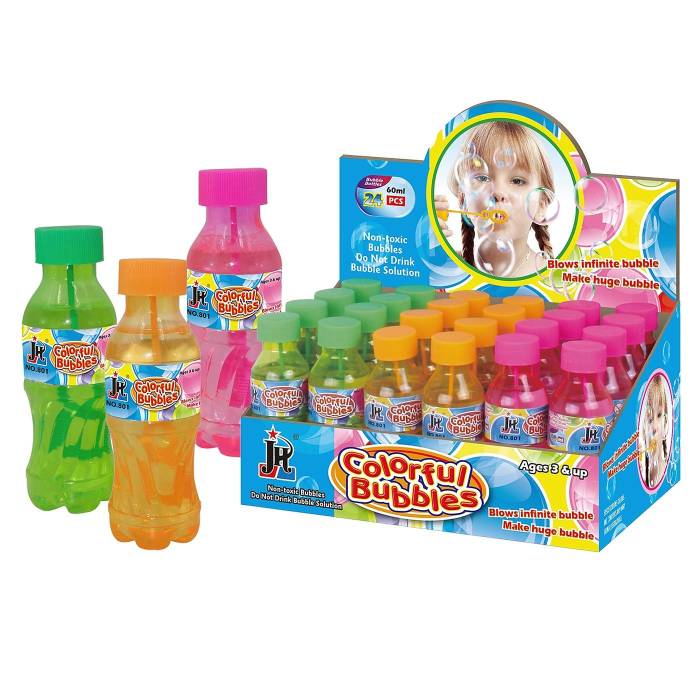 71-2940 Σαπουνόφουσκες Μπουκάλι 60ml 24τεμ Κουτί 22x14x11cm χονδρική, Παιχνίδια χονδρική