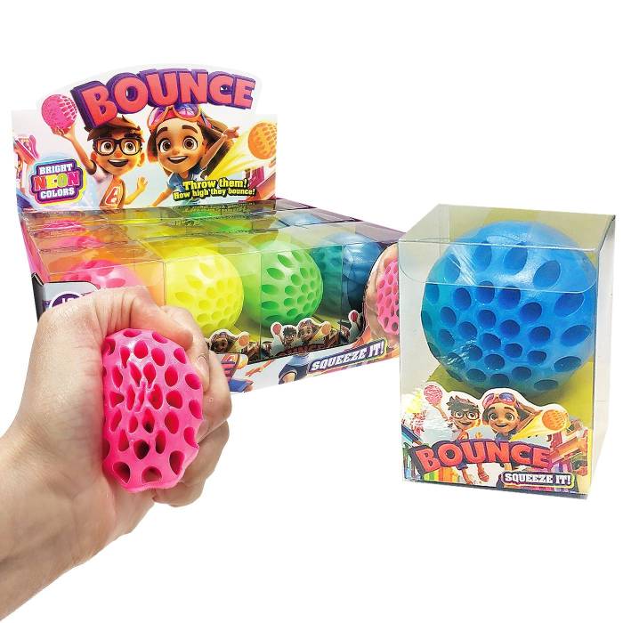 71-3599 Μπαλάκι 5cm Κηρήθρα Look 22x8x16cm χονδρική, Παιχνίδια χονδρική