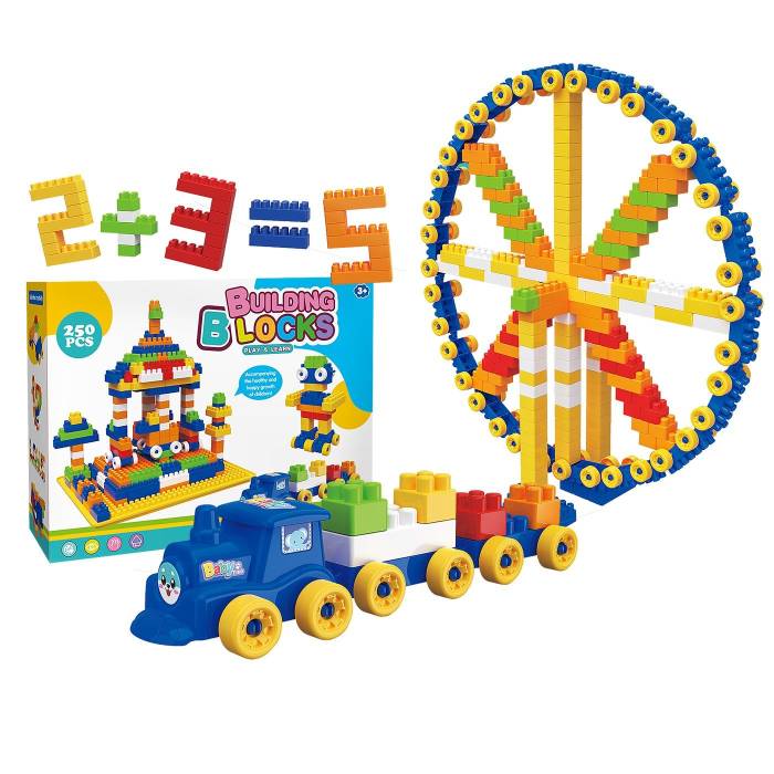 75-432 Τουβλάκια Κουτί 250 τεμ 29x22x7cm χονδρική, Παιχνίδια χονδρική