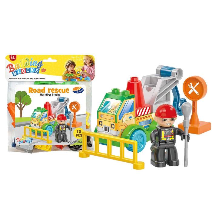 75-436 Τουβλάκια Οδική Βοήθεια 13 τεμ 19x22cm χονδρική, Παιχνίδια χονδρική