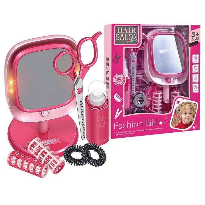 77-1322 Σετ Ομορφιάς Ψαλίδι Καθρέφτης Μπαταρίας 22x26x6cm χονδρική, Παιχνίδια χονδρική