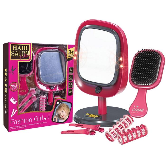 77-1323 Σετ Ομορφιάς Βούρτσα Καθρέφτης Μπαταρίας 22x26x6cm χονδρική, Παιχνίδια χονδρική