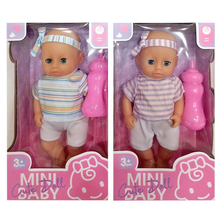 78-240 Μωρό 22cm με Μπιμπερό 13x23x7cm χονδρική, Παιχνίδια χονδρική