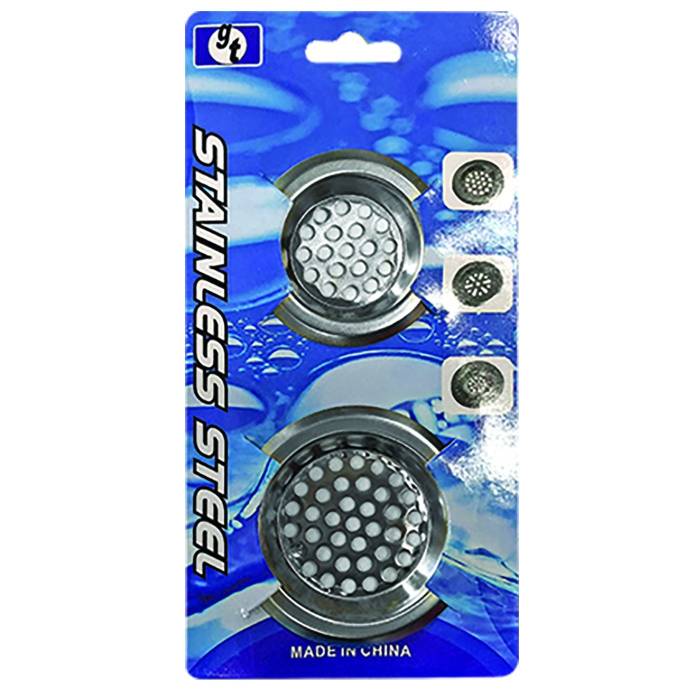 81-146 Φίλτρο Νεροχύτη σετ=2τεμ Ø7,5 & 6cm χονδρική, Είδη Σπιτιού χονδρική