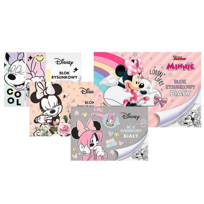 84-252 Ζωγραφική Minnie 20 Φύλλων A4 Α4  (80gsm) χονδρική, Σχολικά χονδρική