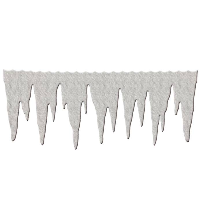 93-1312 Σταλακτίτες Χιόνι Παραθύρου Πάχνη 60x27cm χονδρική, Χριστουγεννιάτικα χονδρική