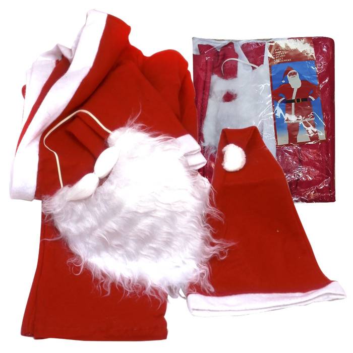 93-2587 Στολή Άγιος Βασίλης Ενηλίκων Υ:180cm χονδρική, Χριστουγεννιάτικα χονδρική