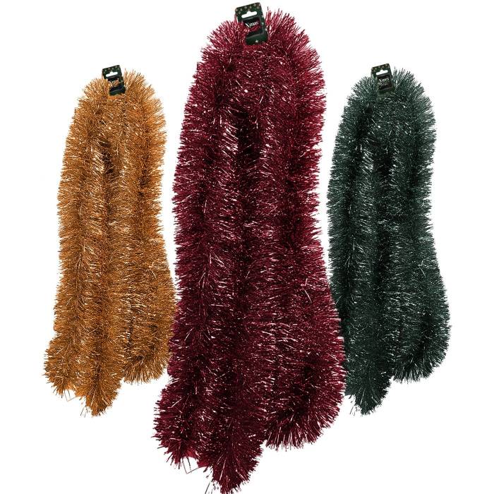 93-2662 Γιρλάντα παλ Απόχρωση Tinsel ø:11cm Υ:2m χονδρική, Χριστουγεννιάτικα χονδρική