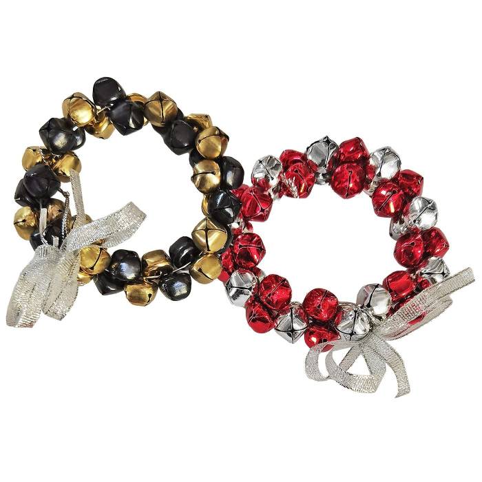 93-3595 Στεφανάκι από Καμπανάκια  χονδρική, Χριστουγεννιάτικα χονδρική