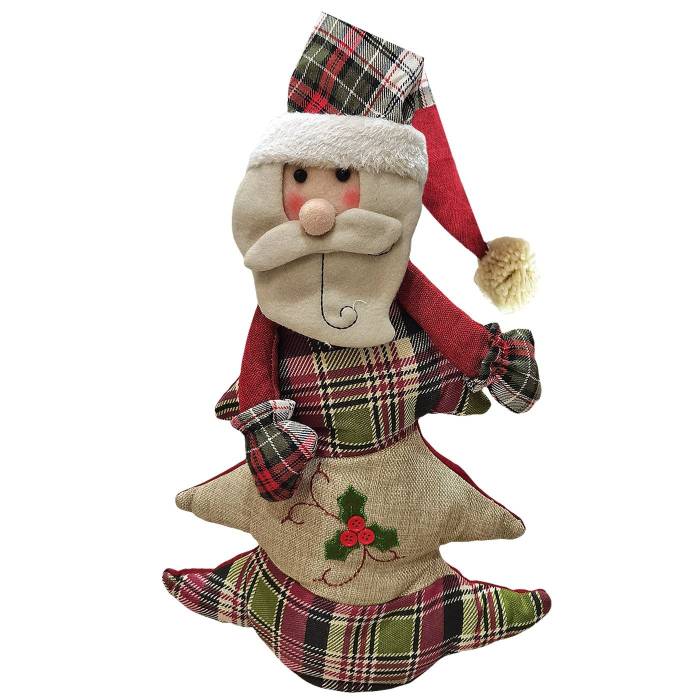 93-3709 Άγιος Πάνινος Δέντρο Καρώ 65x30cm χονδρική, Χριστουγεννιάτικα χονδρική