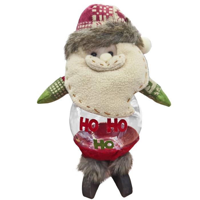 93-3714 Άγιος Φιγούρα Βάζο Γλυκών με Πόδια 32x ø12cm χονδρική, Χριστουγεννιάτικα χονδρική